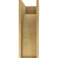 thumbnail image 4 of 9"W x 18"D x 27"H Classic Stockport Rough Cedar Woodgrain TimberThane Corbel, Primed Tan, 4 of 6
