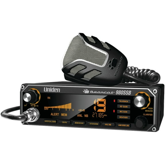 Uniden BEARCAT 980 SSB CB Radio, 40- Channel, with Sideband NOAA WeatherBand