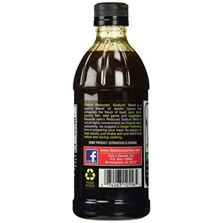 Steak Seasoning By Dale s Reduced Sodium Blend No Cholesterol Delicious on All Meats Fish 16 oz Bottle 4 Pack No Long Marinating Savory Blend of Exotic Spices Gluten Free Walmart