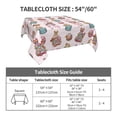 thumbnail image 7 of Wukai Hello Easter Waterproof Tablecloth for Kitchen Dining, Fits Square Tables for 2-4 Seats -60"x60", 7 of 7