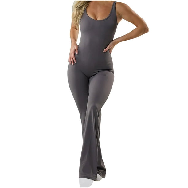 Reduced Price,Flare Jumpsuits Women Sports Jumpsuit Yoga