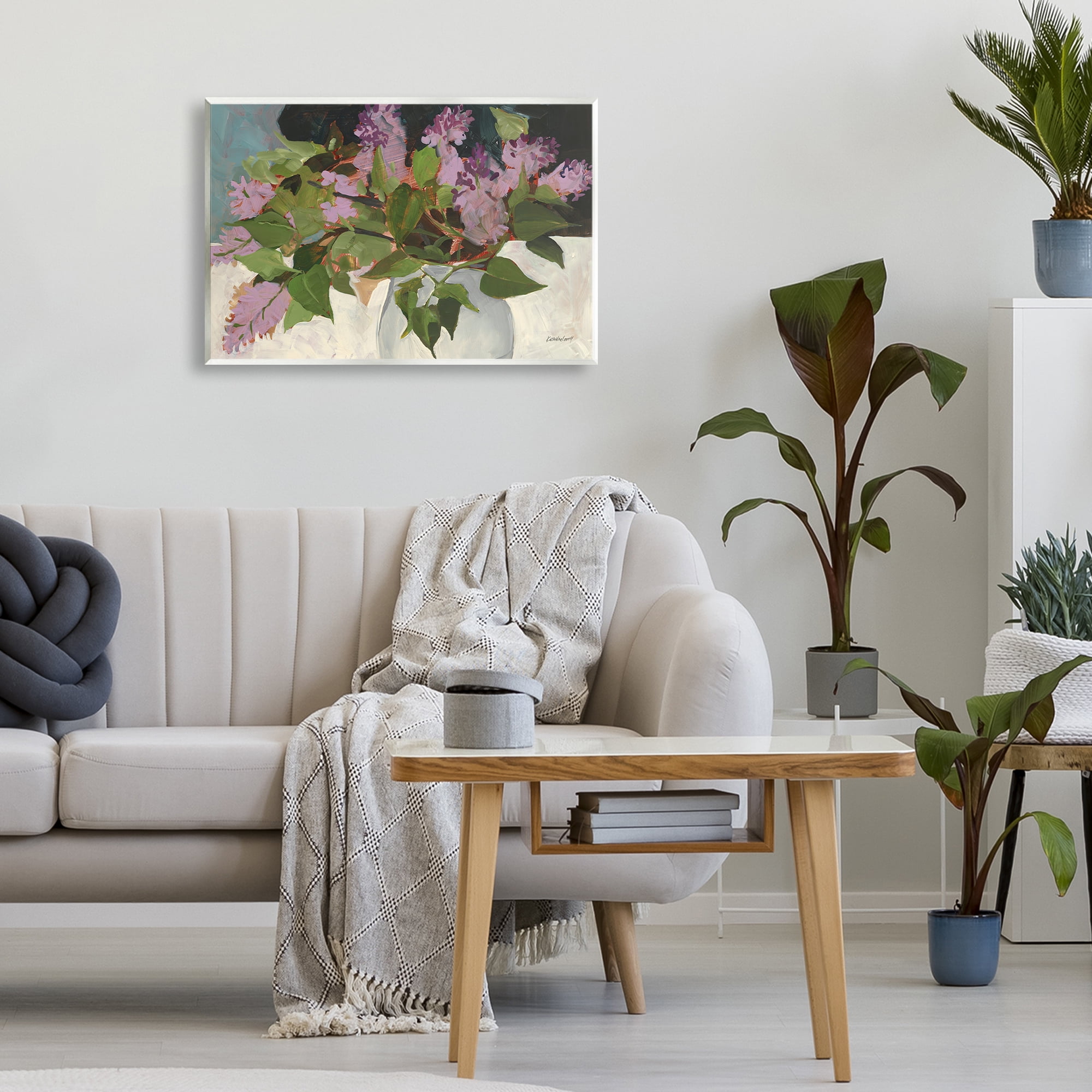 Stupell Industries June Lilacs Bouquet Wall Plaque Art, design by Katherine Lovell