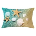 thumbnail image 3 of Summer Beach Pillow Case StarConch Shell Cushion Cover Sofa Home Decoration Landscape Polyester, 3 of 5