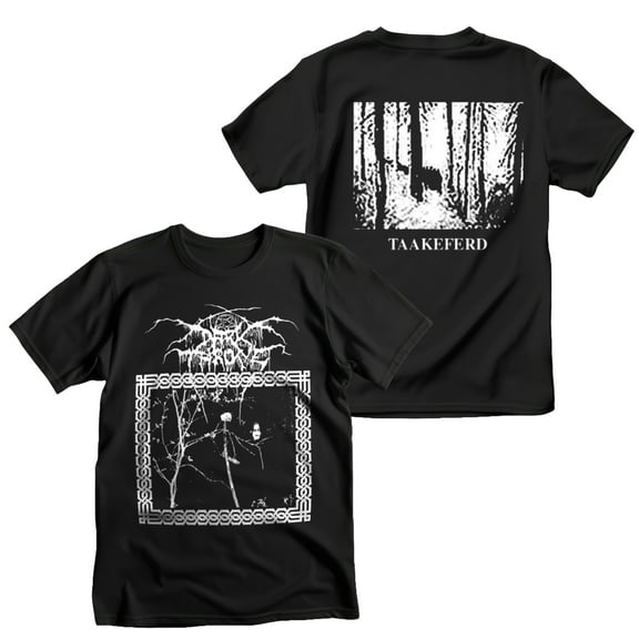 Darkthrone Men's Under A Funeral Moon Taakeferd T-Shirt Black 2X-Large | Officially Licensed Merchandise