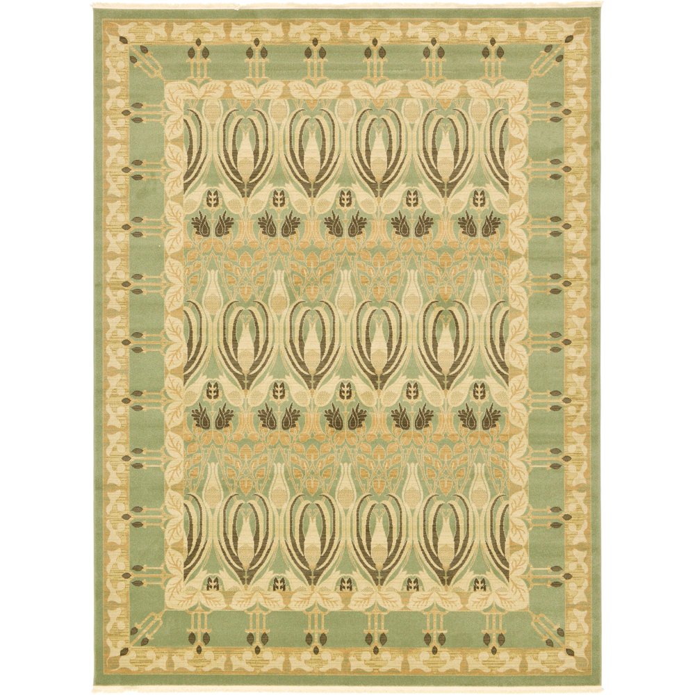 Unique Loom Carnation Edinburgh Vintage Geometric Area Rug or Runner