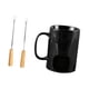thumbnail image 4 of Cacerola para fondue , taza para fundir chocolate y queso con 2 tenedores, olla de cerámica para fondue, ideal para cenas de boda., 4 of 9