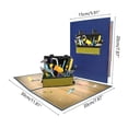 thumbnail image 5 of SDFGTstore 3D Pop-Up Birthday Greeting Invitation Card Tool Box Happy Father Day Postcards, 5 of 7