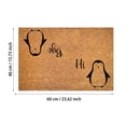 thumbnail image 3 of Door Mats Outdoor Entrance Spring Natural Coir Door Mat Doormats Outdoor Waterproof Spring Rug Outdoor All-Weather Heavy Duty Doormat Mats for Entrance High Traffic Areas Entry, 16x24 Inch Hi Bye, 3 of 7