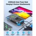 thumbnail image 2 of Cargador solar Power Bank Sudrov 42800 mAh con 4 puertos inalámbricos, 2 of 7