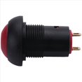 thumbnail image 4 of 3X Interruptor de Botón Pulsador de 12 mm una Prueba de Agua de Encendido y Apagado SPST 2A IP67, Rojo, 4 of 8