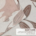 thumbnail image 4 of Superior Blackout Leaves Curtains Set of 2, Light Filtering Grommet Curtain Panel Set, Bronze, 42"W x 108"L, 4 of 7