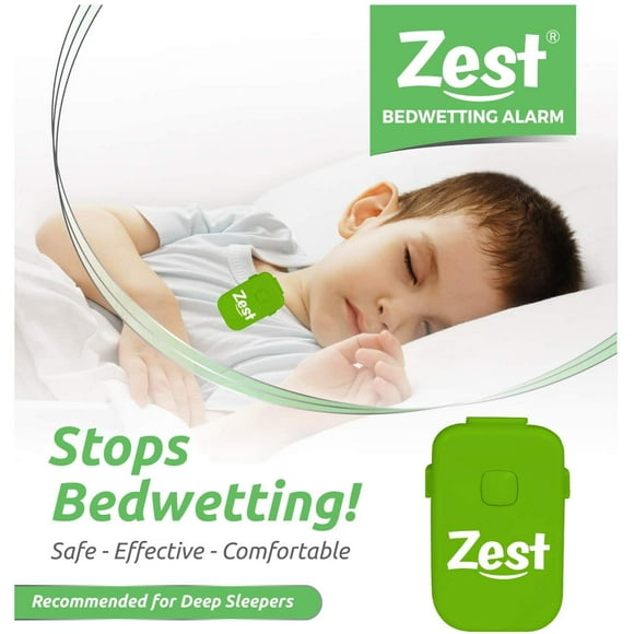 Zest Bed wetting Alarm (Enuresis Alarm) with 8 Tones and Strong Vibration to Stop Bedwetting in Boys, Girls and Deep Sleepers