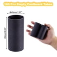 thumbnail image 2 of Unique Bargains 3.35 Inch Cardboard Tubes, 100 Packs Toilet Paper Rolls for Crafts Art Classroom, Black, 2 of 7
