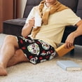 thumbnail image 5 of Pofeuu PUG Print Men's Soft Woven Elastic Waistband Sleep Pajama Short-4X-Large, 5 of 6