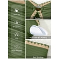 thumbnail image 3 of Eytino Bikinis for Women Bathing Suits High Waisted Textured Two Piece O Ring Color Block Swimsuits Beach Summer Swimwear, 3 of 10