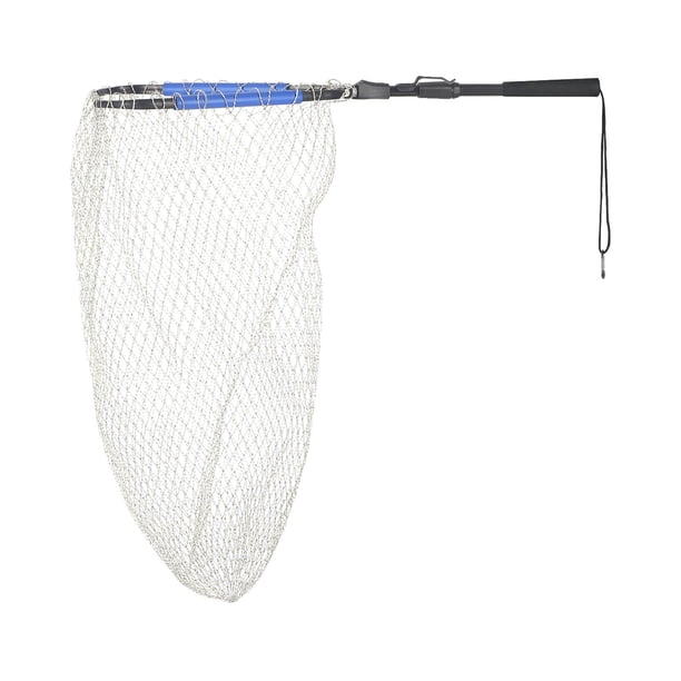 Neta de pesca Mesh red telescópica mango de telescópico red red de pesca red red para hombres para mujeres botes de agua dulce kayak al aire
