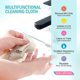thumbnail image 3 of Fish Scale Microfiber Cleaning Cloth&Polishing Cloth-8 Pack, Size:11.8 x 15.7 Inches., 3 of 5