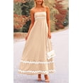 thumbnail image 4 of Vestido Maxi Beige PRETTYGARDEN Verano 2025 XL, 4 of 8