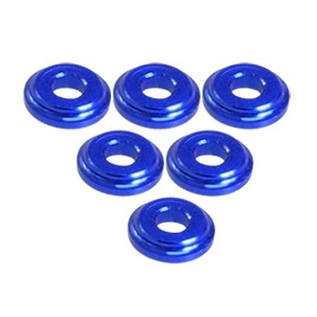 Shock Tower Shim - Integy RC Toy Model Hop-ups 3RAC-WFS820/BU 3Racing Shock Tower Shim M8 x 2mm (6pcs) - Blue