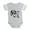 Heather Gray, variant on CafePress - Gothic Skull Initial N - Cute Infant Baby Football Bodysuit
