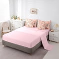 thumbnail image 5 of Castle Fairy Child Cute Deer Twin Bedding Sets,Winter Snowflakes Bedding Comforter Set, 5 of 8