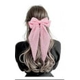 thumbnail image 3 of Big Hair Bows for Women Girls,TOKUFAGU Large Hair Ribbon Bow Barrette Clips for Girls,Hair Bows with Long Tail Vintage French Hair Accessories for Women, 3 of 3