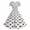 White Dresses, variant on Women's 1950s Retro Polka Dots Cocktail Dress Vintage V Neck Short Sleeve Swing Wedding Guest Prom Dresses White Dresses XL