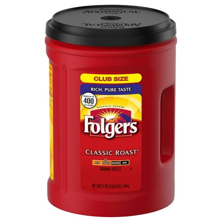 Folgers Classic Roast Coffee  Medium Roast  51 oz