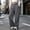 Dark Gray womens pants 01, variant on Plus Size Dress Pants for Women Solid Flat Front High Waist Versatile Casual Loose Business Work Pants with Pockets