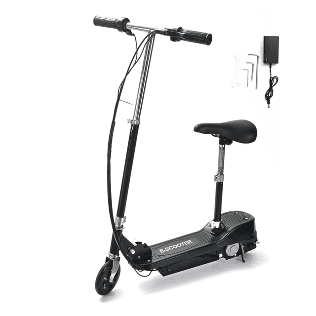 Scooter Eléctrico Plegable Con Asiento Con Motor: 120w