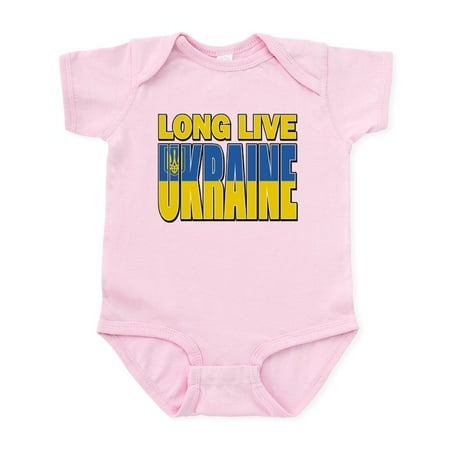 

CafePress - Long Live Ukraine - Baby Light Bodysuit Size Newborn - 24 Months