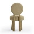 thumbnail image 5 of Sulley Honey Tan Basketweave Dining Chair, 5 of 8