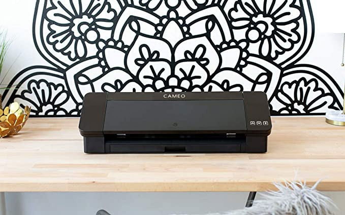 Silhouette Cameo 4, 12-Inch Desktop Cutting Machine, Black