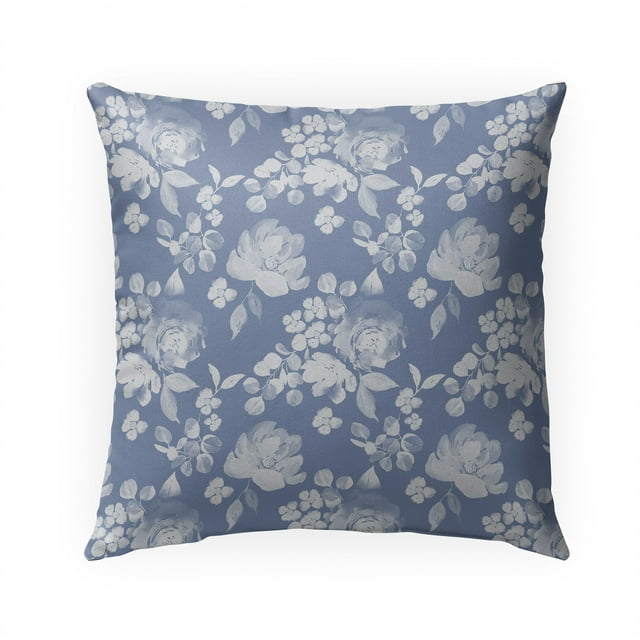 Cottage Blue Outdoor Pillow by Kavka Designs