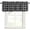 Black, variant on Brown Plaid Kitchen Valances for Windows, Farmhouse Vintage Abstract Trelli Gingham Bathroom Window Valances 42x12 Inch Rod Pocket Window Treatments Valance Curtains for Living Room Bedroom Decor