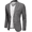 Checkered Blazer - Gray, variant on Mens Sports Jacket Two Buttons Casual Lightweight Stylish Modern Suit Jacket