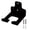 Black-BK, variant on MMJ Garage Storage Manager Rack Wall Mounted Heavy Duty Tool Organizer Hooks Weed Eater Shovel Hanger Iron Garden Workshop