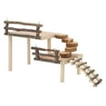 thumbnail image 4 of Small Pet Wooden Platform, Ladder 2 Layer Composite Board Hamster Wooden Playground Multipurpose  For Hamster, 4 of 8