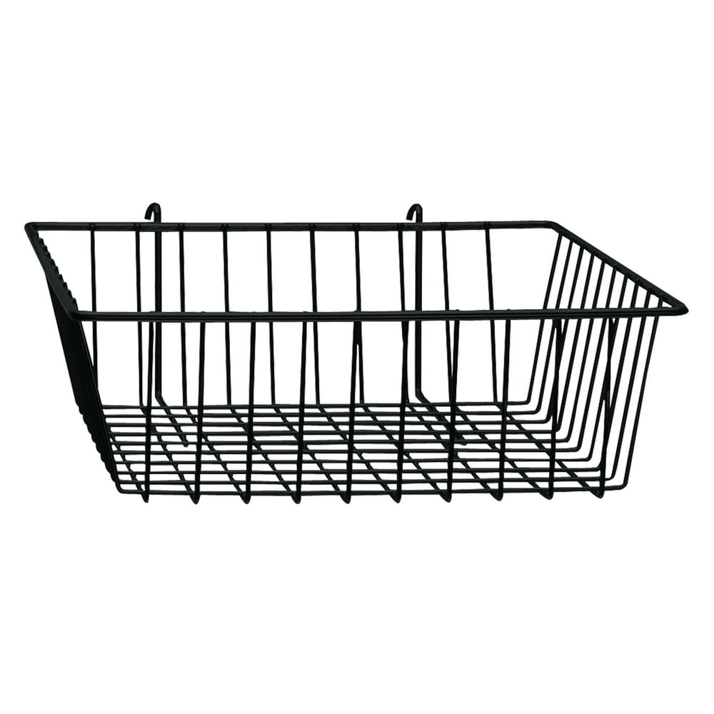 Black Mini Wire Grid Basket for Wire Grid (Grid Wall Basket) 5