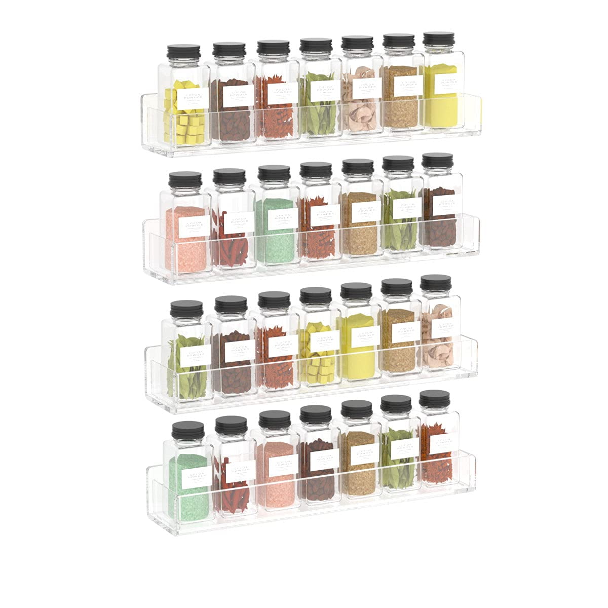 Acrylic spice jars clearance
