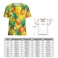 thumbnail image 2 of Lunarable Pineapple Women's Short Sleeve Tops Casual Blouses T Shirt, 2 of 6