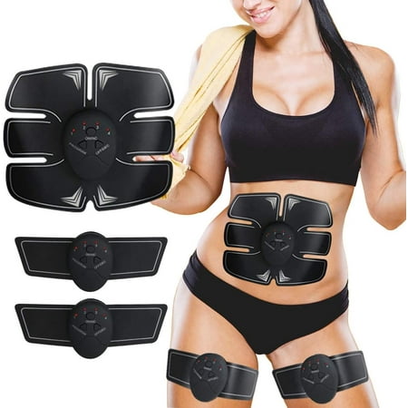 Ab Electrical Stimulation - Rechargeable EMS Ab Muscle Toning Belt -  Maskura - Get Trendy, Get Fit