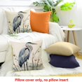 thumbnail image 4 of FCXZI Heron Theme Throw Pillow Cover for Home Sofa Couch Linen 24x24in, 4 of 5