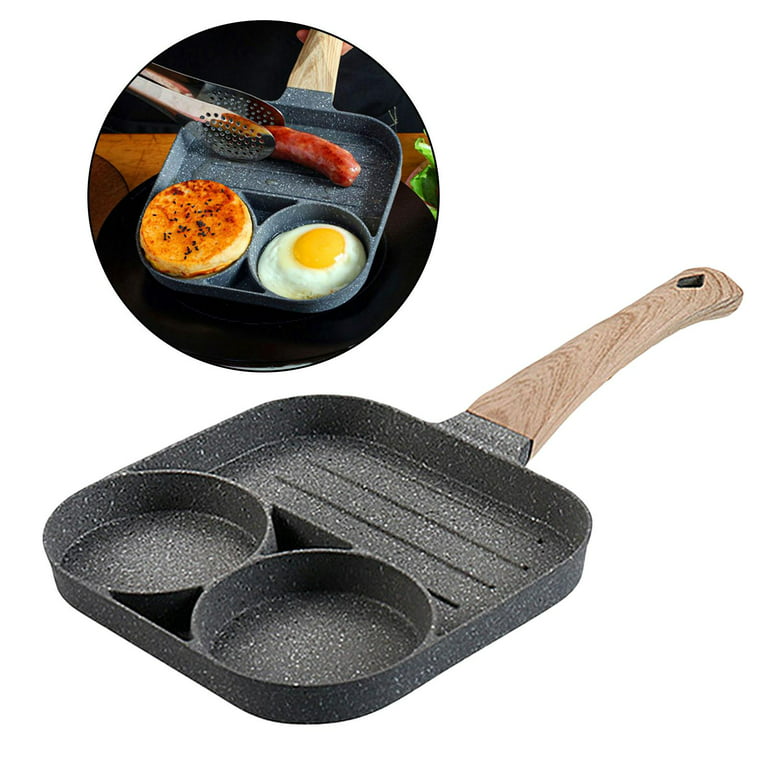 One Egg Frying Pan, Mini Cast Iron Skillet Small Frying Pan Nonstick Mini  Frying Eggs Pan Non Stick Pot With Handle Round Fry Pan Portable Fried Egg