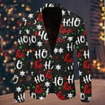 thumbnail image 4 of Men Christmas Snowflake Santa Men Suits Slim Fit 3 Piece Printed Pocket Lapel Button Wool Suit Jacket Suit, 4 of 5
