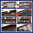 thumbnail image 4 of Estuche expositor para monedas Challenge, diseño de Yopetox, de madera, bandera americana, 4 of 7