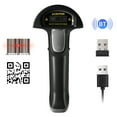 thumbnail image 1 of Wireless 2D 1D Barcode Scanner BT 2.4G USB Wired Connection High Speed Scanning with OLED Display for Paper and Screen Codes Reader Compatible for  for Barcode Reader, 1 of 6