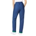 thumbnail image 2 of Woman Within Plus Size Elastic-Waist Cotton Straight Leg Denim Pant With Flannel Lining, 2 of 6