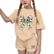 thumbnail image 1 of Vestido de manga corta para niños Día de San Patricio impreso de dos piezas Conjunto de cuello redondo con pantalones cortos, blusa de manga corta, 1 of 6