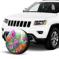 thumbnail image 2 of KAKALAD Bloom Spring 02 Pattern Spare Tire Cover Universal Car Vehicle Tools For Rv SUV Truck Camper Travel Trailer Accessories Buckle 16” Inch, 2 of 6